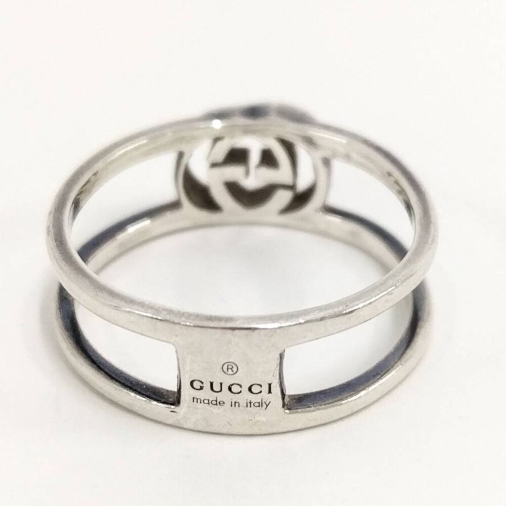 Gucci Rings Ring Interlocking G SV 925 Silver - Picture 3 of 10